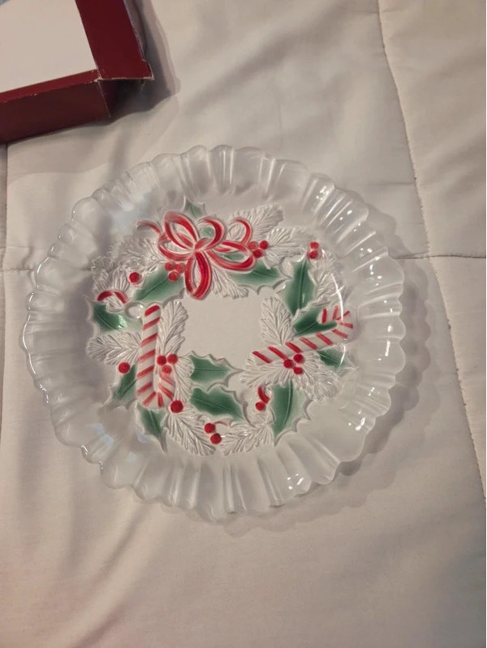 Celebrations by Mikasa Christmas sweet dish